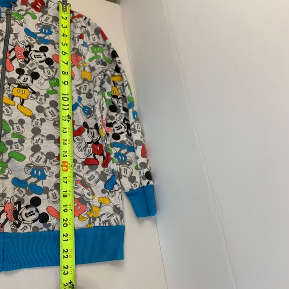 Kids/Women Disney Parks red blue green yellow Mickey Mouse zip up hoodie jacket - Picture 7 of 7